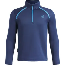 UNDER ARMOUR Drive 1/4-Zip Midlayer Golfpullover Jungen 408 - academy/aegean blue/aegean blue M (137-149 cm)