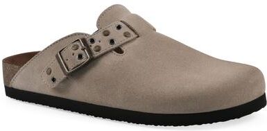 Women's Benben Footbeds Clog by White Mountain in Sandal Wood Suede (Size 6 M)