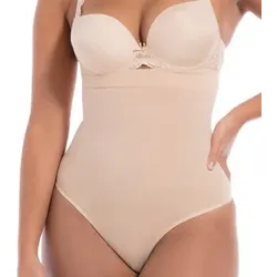 Magic High Waist Comfort Thong Café Latte Large Damen