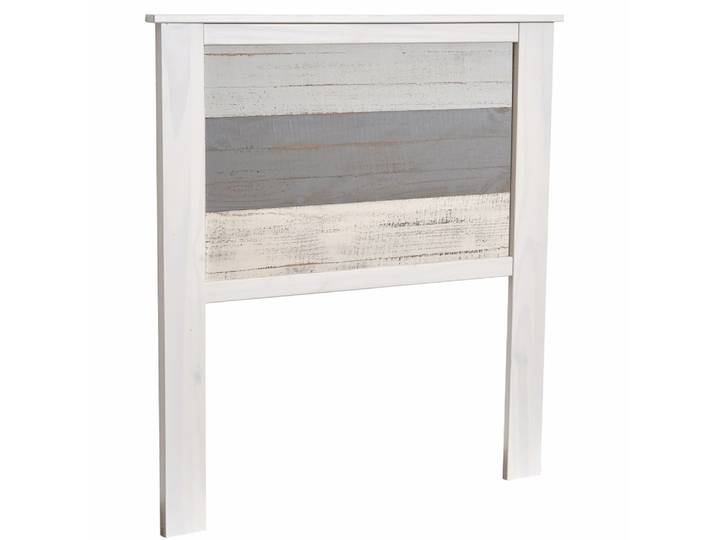 Tête de lit simple blanche/multicolore 105x111 cm
