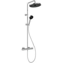 Ideal Standard Ceratherm T 25+ Eco Duschsystem A7212AA mit Brausethermostat, Handbrause, chrom
