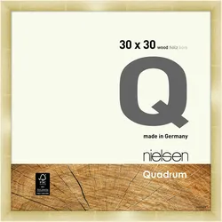Nielsen Bilderrahmen Quadrum Holz Gold / 30 x 30