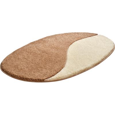 Badematte GRUND "Orbis", beige, H:24mm, Polyacryl, Badematten, Badematte, zweifarbiger Badematte