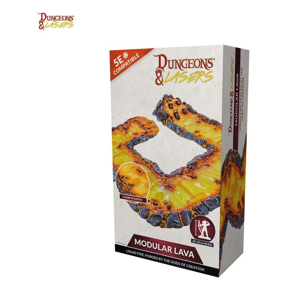 Archon Studio Dungeons & Lasers Expansion Set: MODULAR LAVA (Kunststoff) (DNL0073)