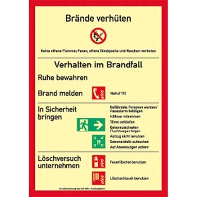 Schild Brandschutzordnung(ohne Handfeuermelder),TeilA(2014),Kunststoff,nachl.,210x297mm