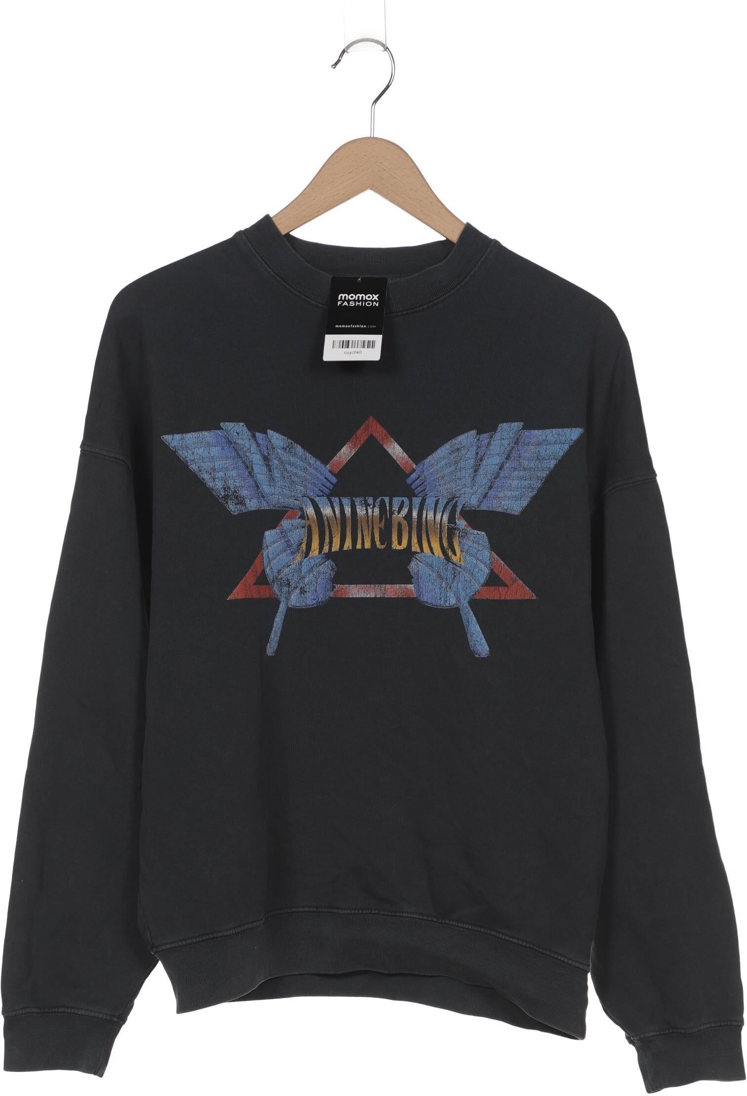 Anine Bing Damen Sweater, Grau, Gr. XS, Baumwolle - Second Hand