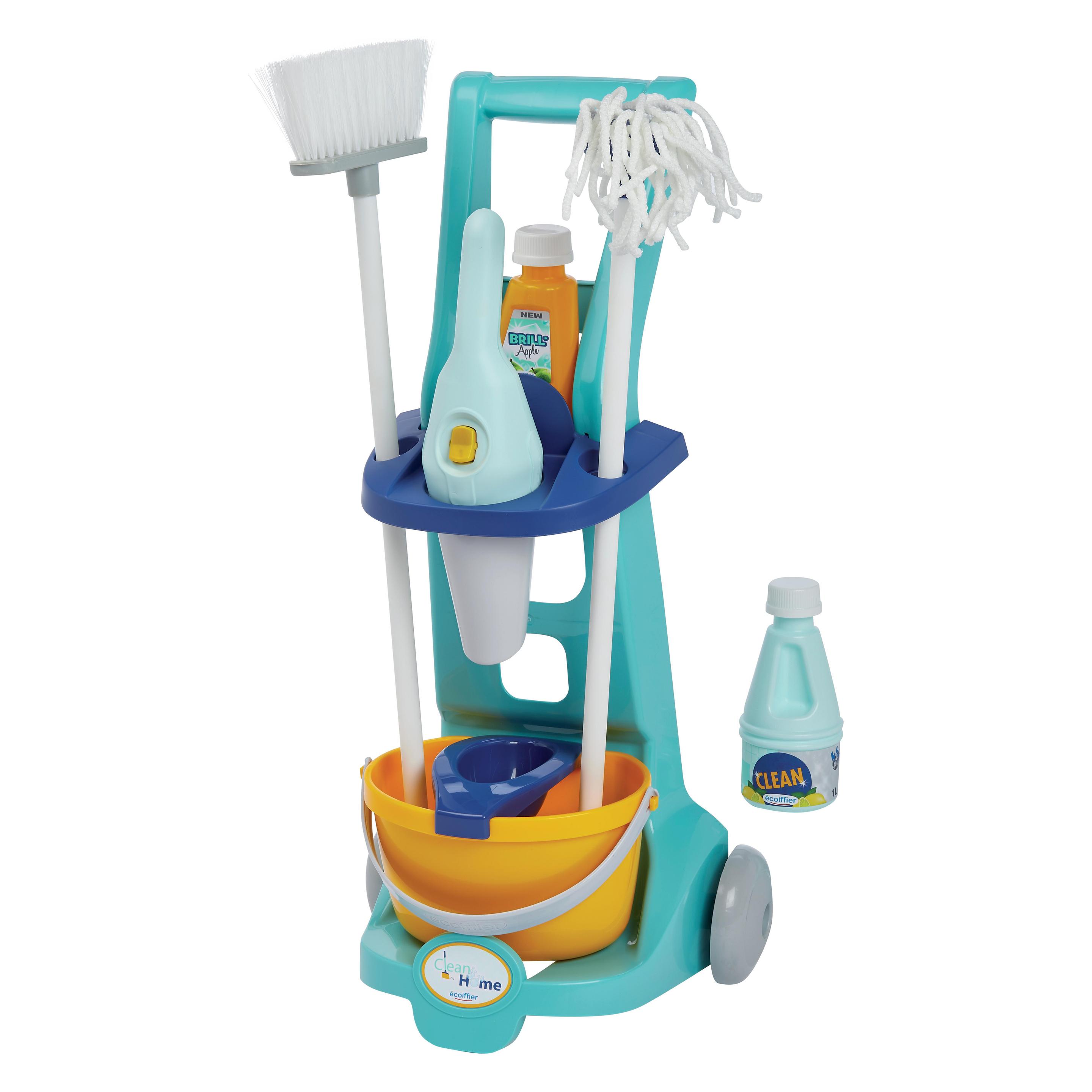 Ecoiffier Reinigungswagen Clean Home 8-teilig (8/2769)
