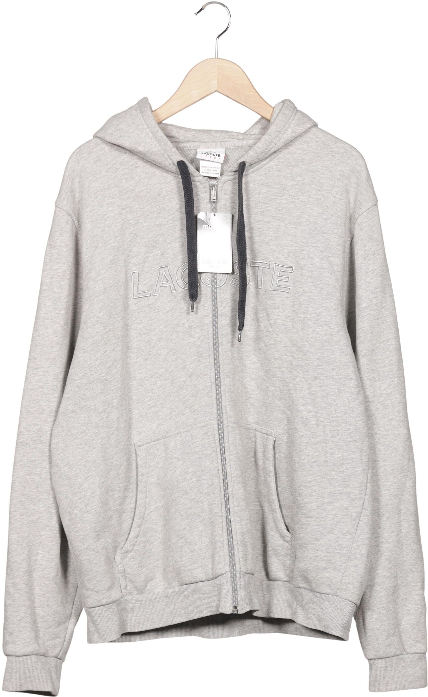Lacoste Sport Herren Kapuzenpullover, Grau, Gr. Xxl, Baumwolle - Second Hand