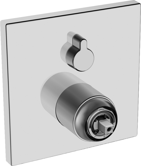 Wannenarmatur Hansaloft 40529073 chrom, mit Umstellung, Hansavarox Pro