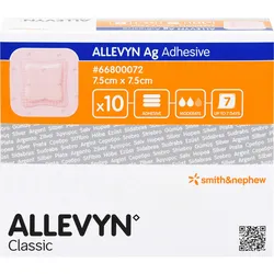 Allevyn Ag Adh. 7.5x7.5cm 10 ST