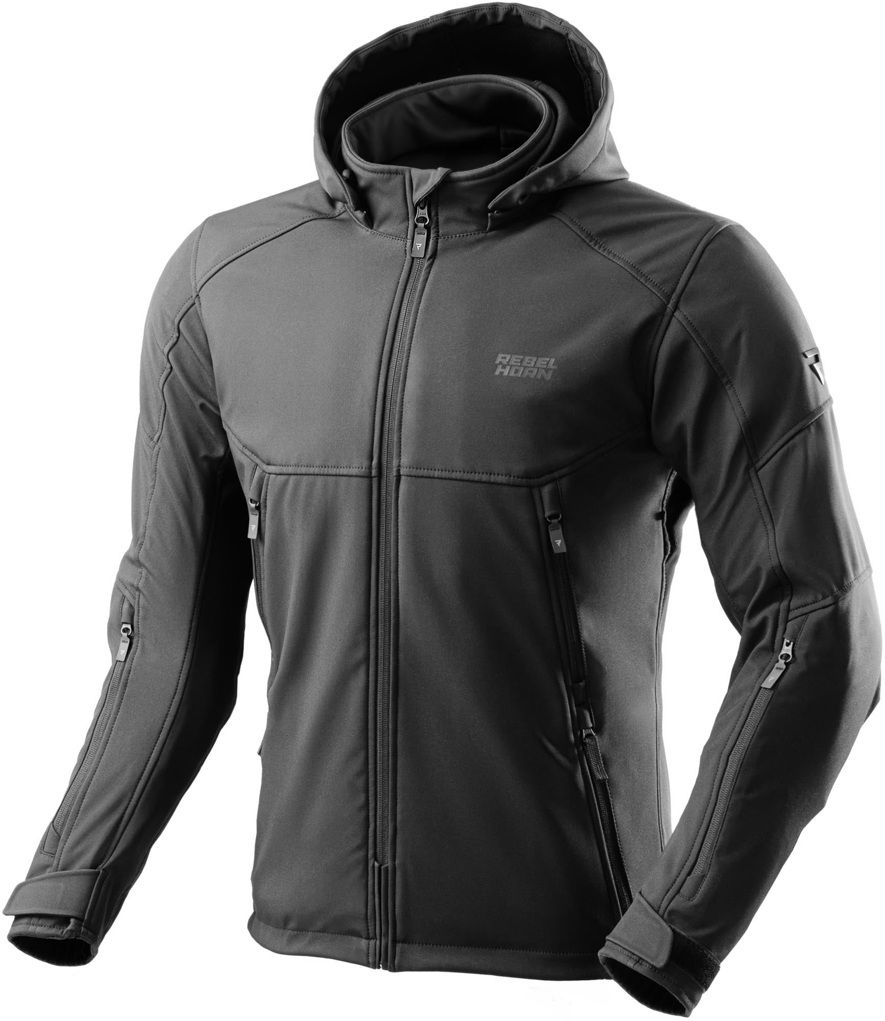 Rebelhorn Slash Softshell wasserdichte Motorrad Textiljacke RH-TJ-SLASH-01-XXS