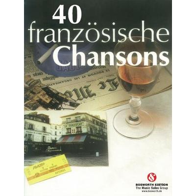 Vierzig französische Chansons für Klavier und Gesang -