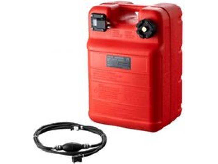 VEVOR Benzinetank Buitenboordmotor Brandstoftank Brandstoftank 24L met slang