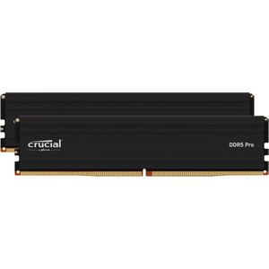 Crucial Arbeitsspeicher Pro, CP2K16G56C46U5, 32 GB (2x 16GB), DIMM, CL46, schwarz, DDR5-5600