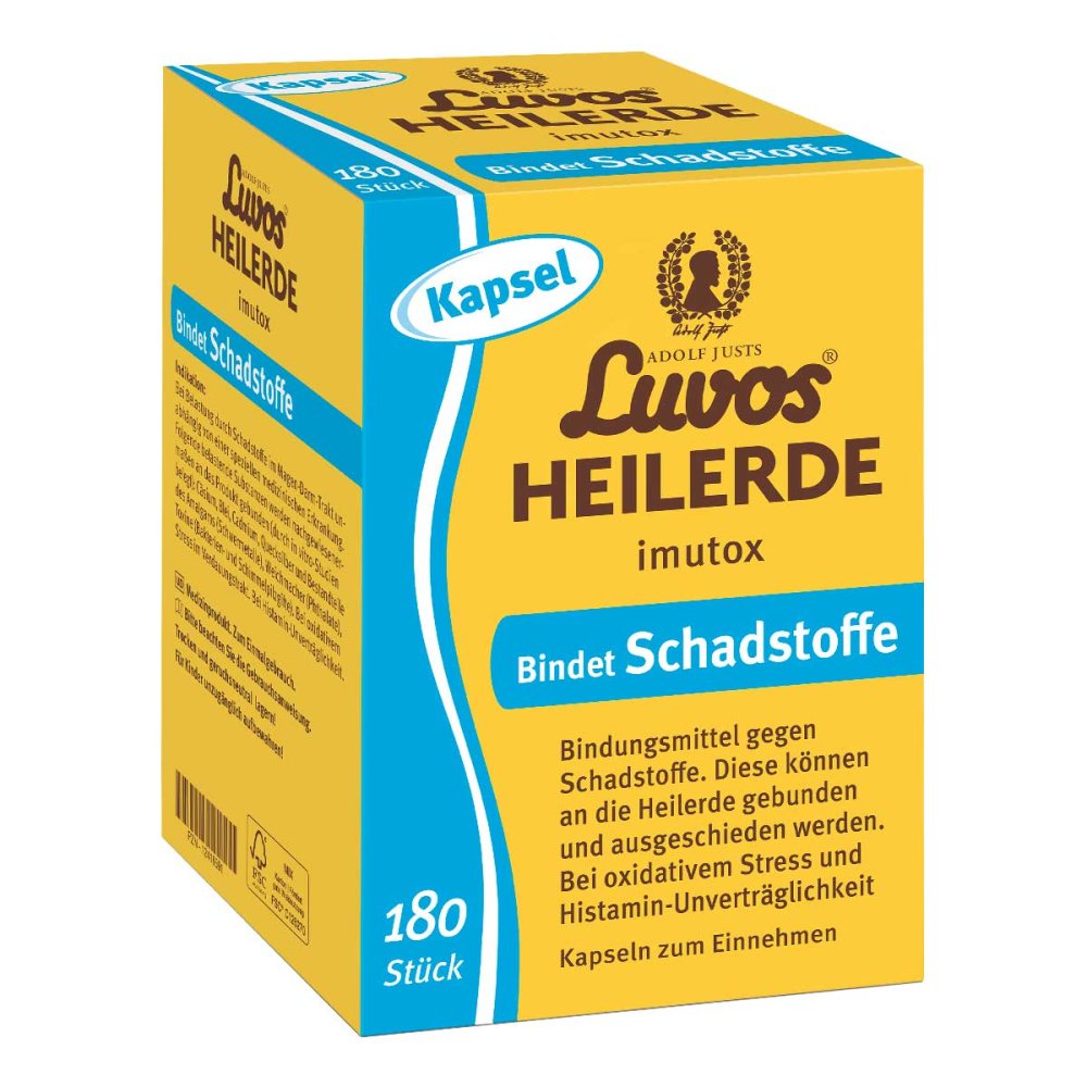 Heilerde-Gesellschaft Luvos Just GmbH & Co. KG Luvos® Heilerde imutox Bindet Schadstoffe Kapseln 12416591