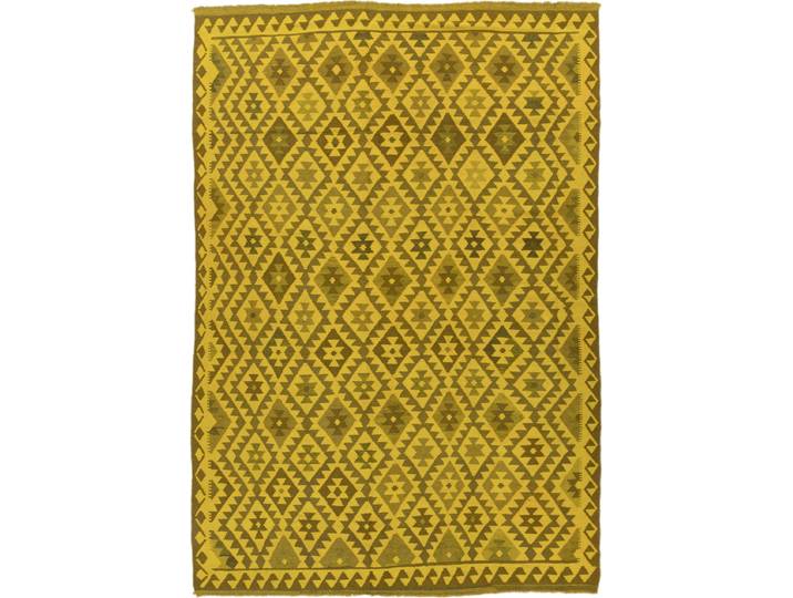 Kelim Afghan Chromatic Teppich 199x291 Handgewebt Orientteppich Wolle