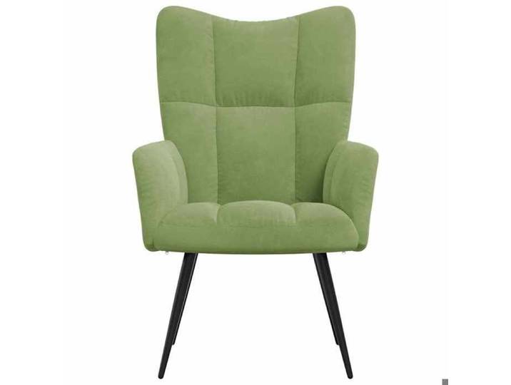 Vert 1 PC Chaise de relaxation - SOLOMON - 1place - Vert clair Velours FF2745
