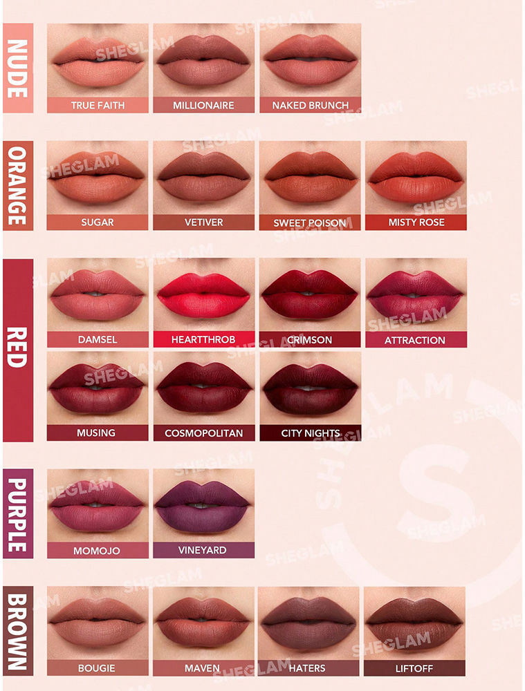 Sheglam Rouge à lèvres liquide Matte Allure #Cosmopolitan