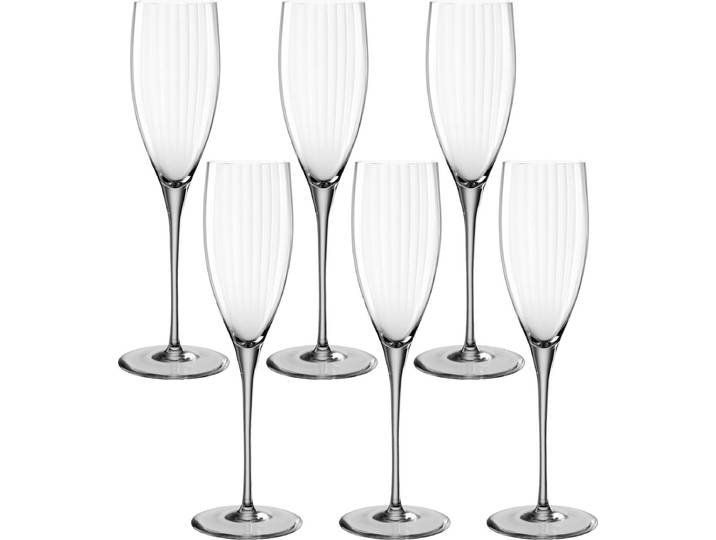 Leonardo Poesia champagneglas 250ml grijs - set/6