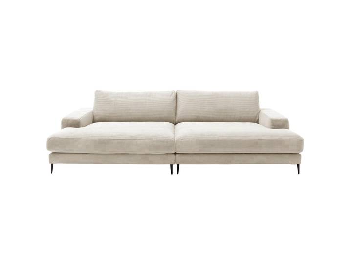 Dieter Knoll Bigsofa, Natur, Beige, Metall, 2-Sitzer, Füllung: Federn, Kaltschaum, Vlies, 296x83x177 cm, Typenauswahl, Fußauswahl, Stoffauswahl, planbar, Hocker erhältlich, individuell planbar, Wohnzimmer, Sofas & Couches, Sofas, Bigsofas