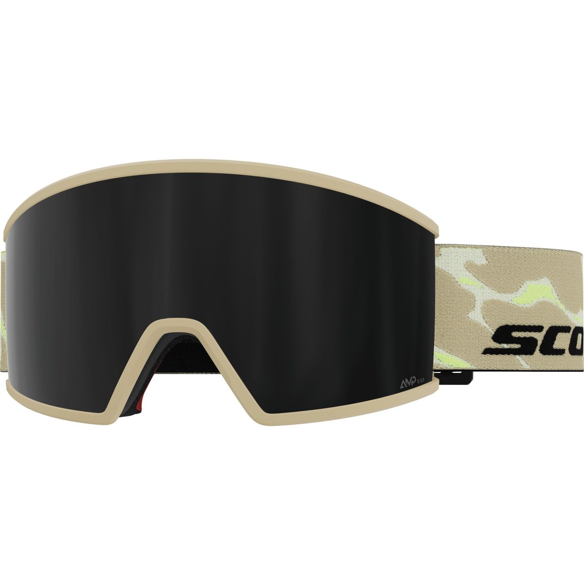 Scott Goggle Ambit mojave beige / amp black chrome s3 (7813) - 4217057813299