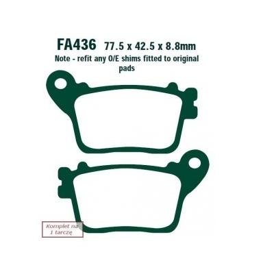 EBC Brakes Bremsbelagsatz FA436HH Bremsbeläge,Bremsklötze,Bremssteine,Bremsbeläge & Bremsbelagsatz,Bremsklötze & Bremsbelagsatz