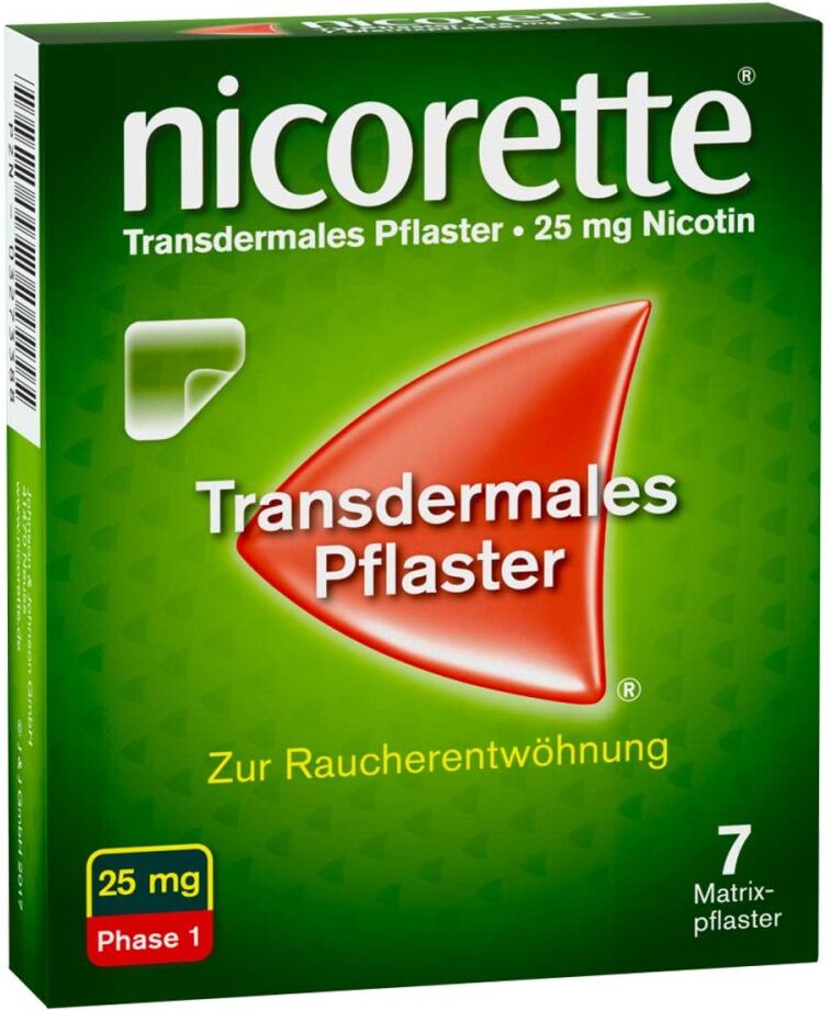 nicorette® TX Pflaster mit 25 mg Nikotin 7stk