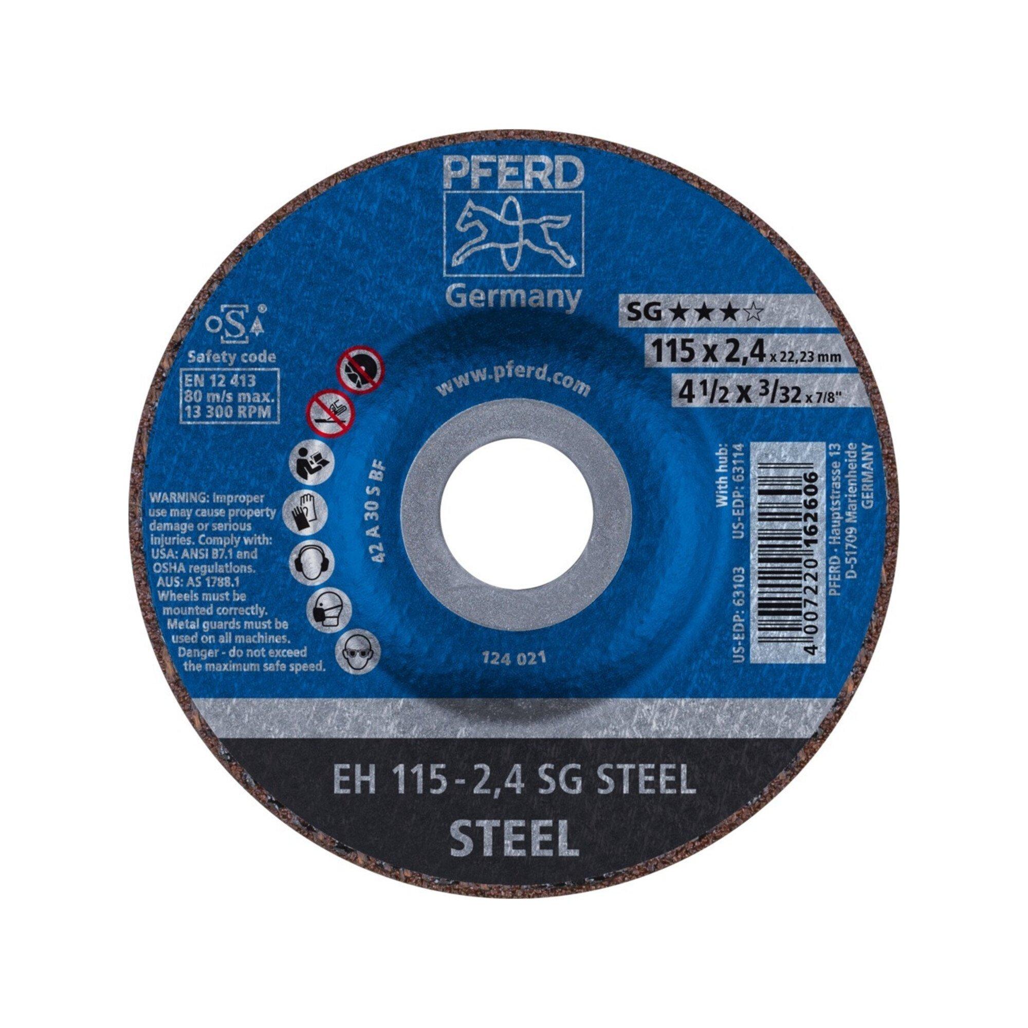 Pferd Trennscheibe gekröpft A30SSG 115x2,4mm (61340122)