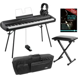 Korg SP-280 BK Portable Piano Set Schwarz
