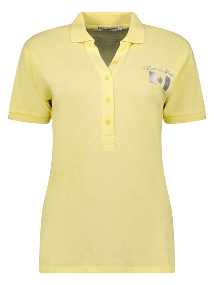Canadian Peak Poloshirt "Koqueleak" in Gelb - L