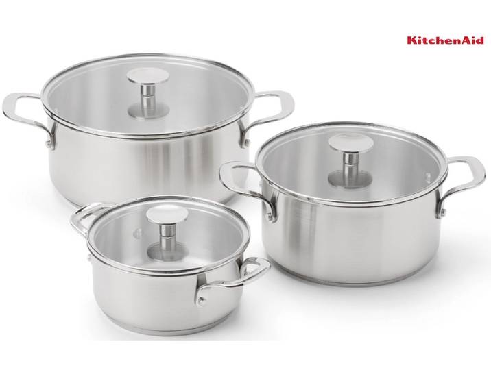 Kochset POLA KITCHENAID stahl rostfrei Edelstahl