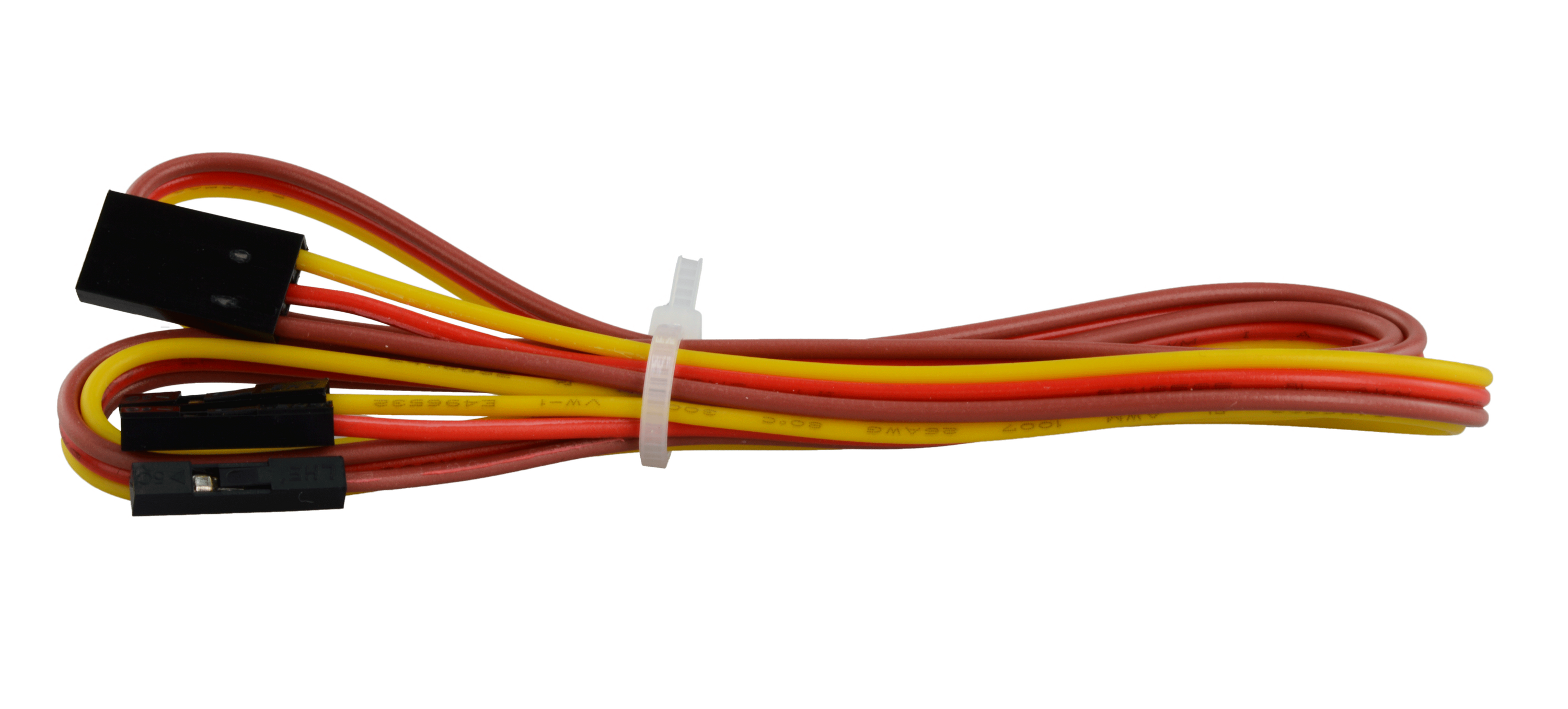 BIQU 3D 3P color brown red orange cable length 80cm, one end 2.54 DuPont female 3P, one end DuPont female 1Px3 XPX000295