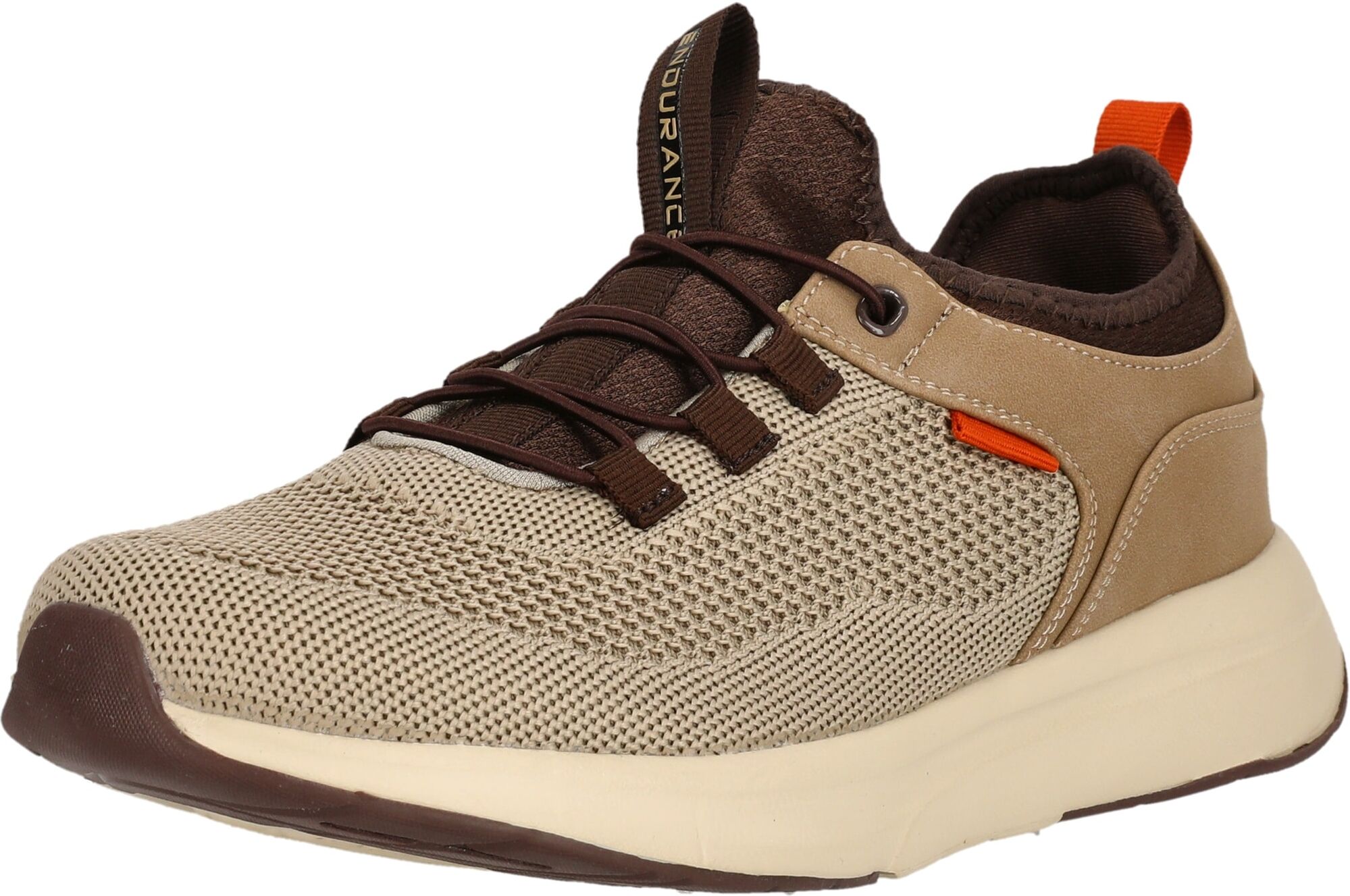 Sneaker ENDURANCE "Lucius", Herren, Gr. 44, braun, Kunstfaser, Lederimitat, Schuhe Sneaker, im langlebigen und vielseitigen Design