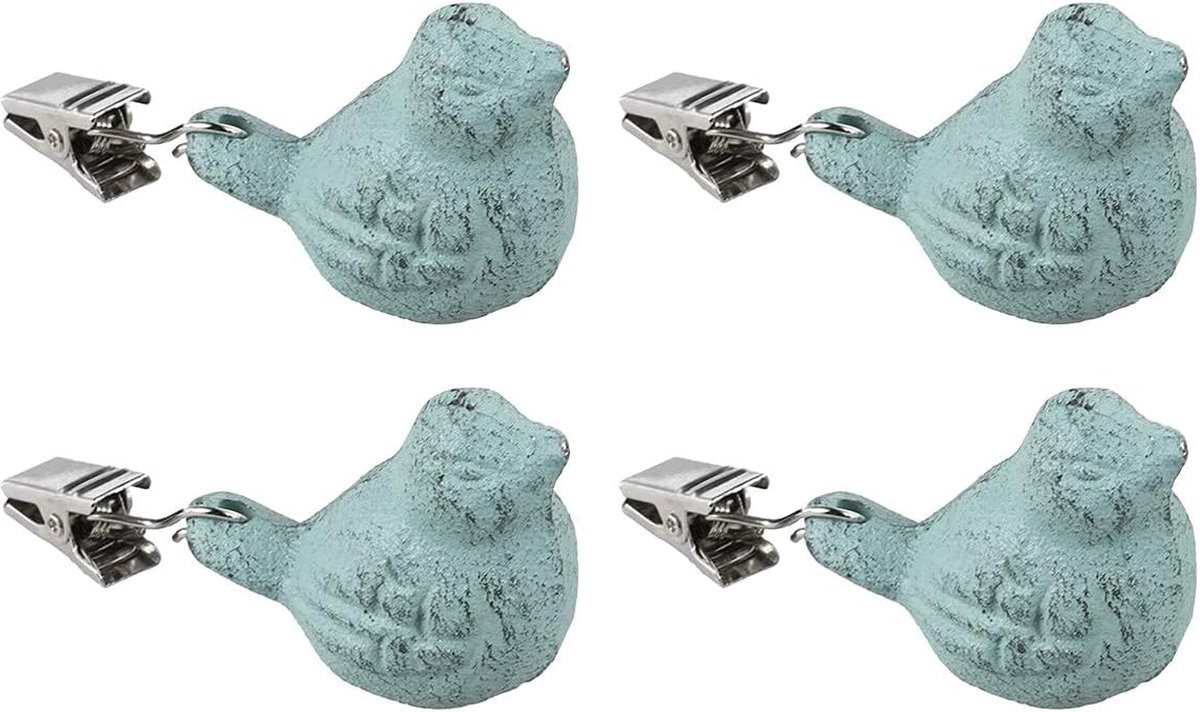 Set van 4 verzwaarde tafelkleedclips voor picknicks en tuinfeesten