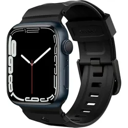 Spigen Rugged Band (Polyurethane), Uhrenarmband, Schwarz