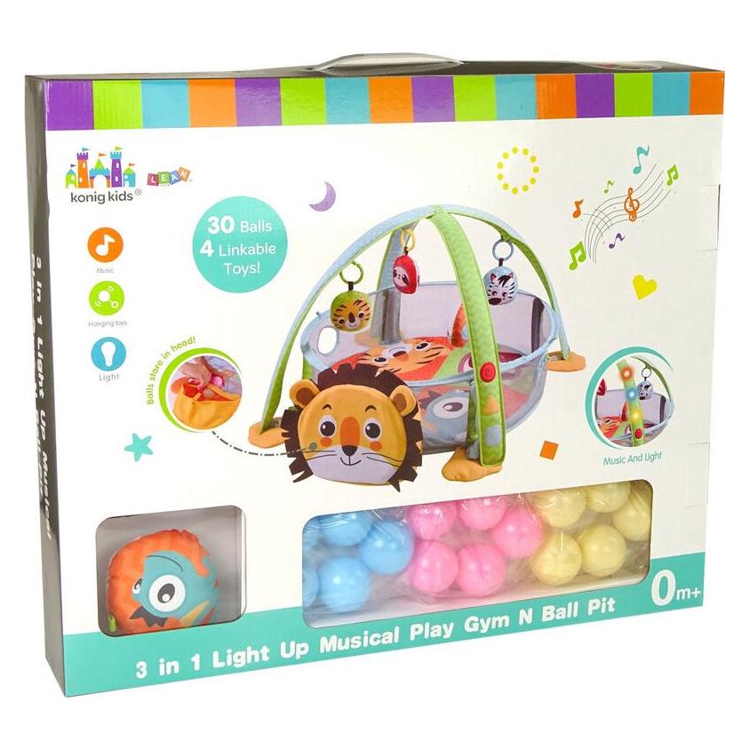Lean Toys Spielmatte - Pool mit Bällen (10004-uniw)
