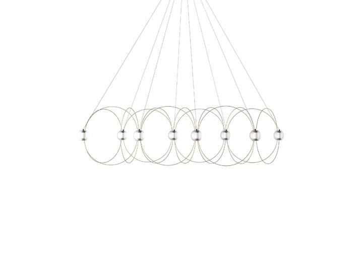 DCW éditions - Suspension Munari - Or - Acrylique - Designer Lutz Pankow