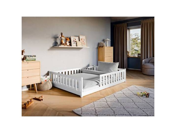Lit enfant Moti 140X200 Blanc - blanc