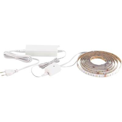 EGLO LED Stripe "LED STRIPE-Z", weiß, Gesamtlänge 8m, Lichterketten, Leuchtband/-stab, L500 x B1,2 cm, weiß, 11W inkl.