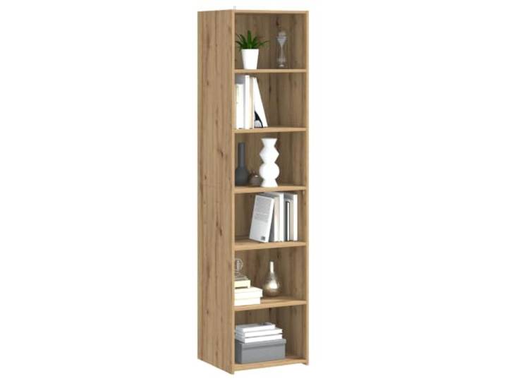vidaXL Sideboard Artisan-Eiche 45 x 41 x 185 cm Holzwerkstoff Das Sideboard ist aus glattem Holzwerkstoff gefertigt, Bietet reichlich Platz, um deine Gegenstände ordentlich