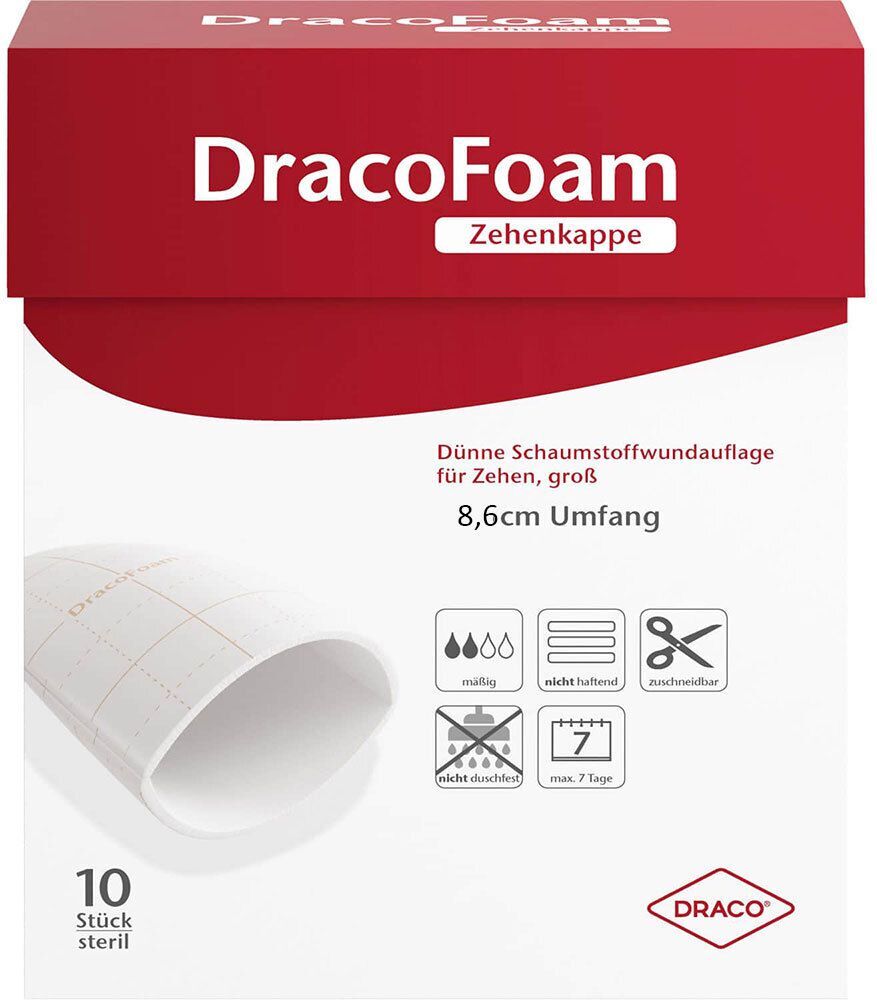Dracofoam Zehenkappe mittel 10 St Verband