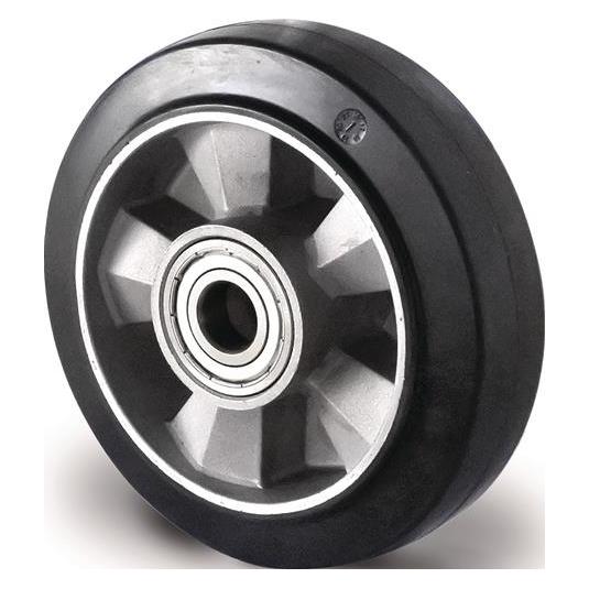 Tecwerk Ersatzrad Rad-Ø 125 mm Tragfähigkeit 300 kg Gummi Nabenlänge 60 mm (2000256421)