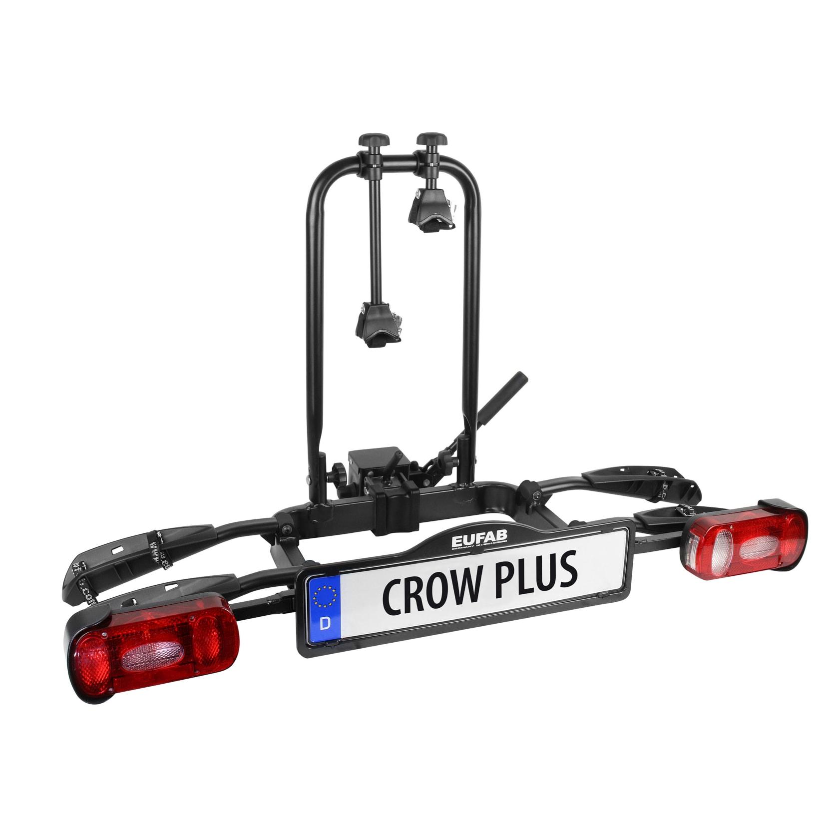 EUFAB Fahrradträger Crow Plus für 2 Fahrräder, erweiterbar