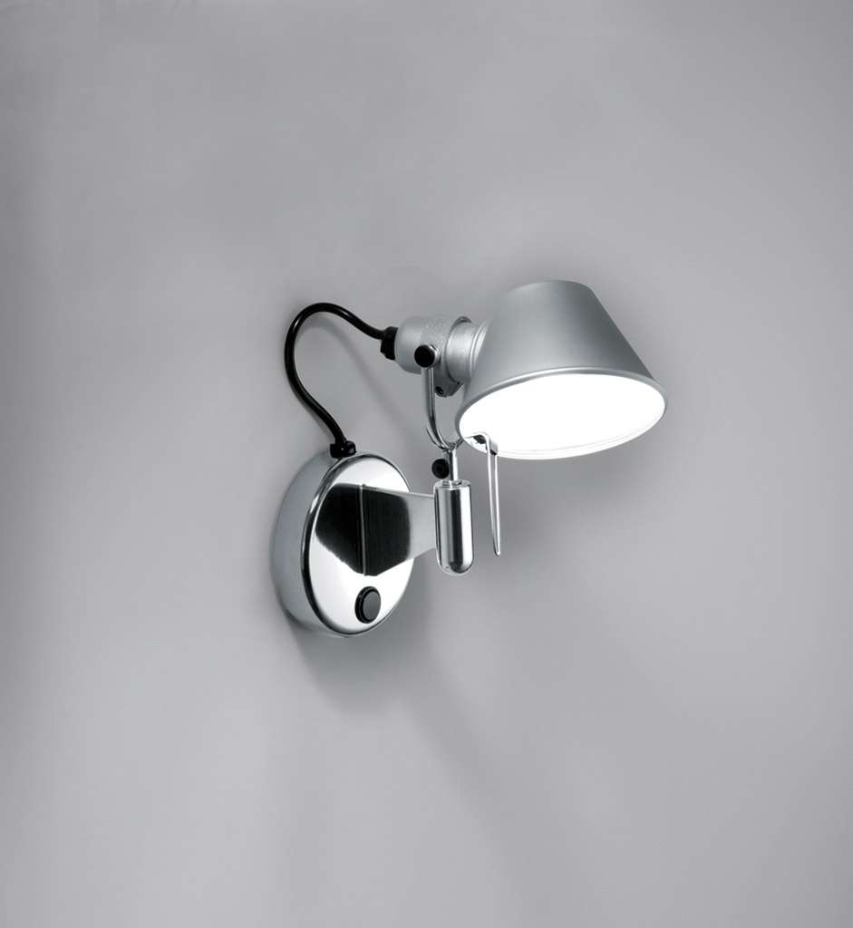 Artemide Tolomeo Micro Faretto Halo Wandleuchte (aluminium, mit Ein / Aus-Schalt... aluminium | mit Ein / Aus-Schalter A044050