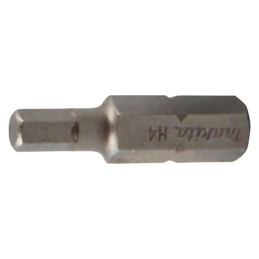 Makita 6-KT Bit 4,0x25mm (Innensechskant) (B-23709)