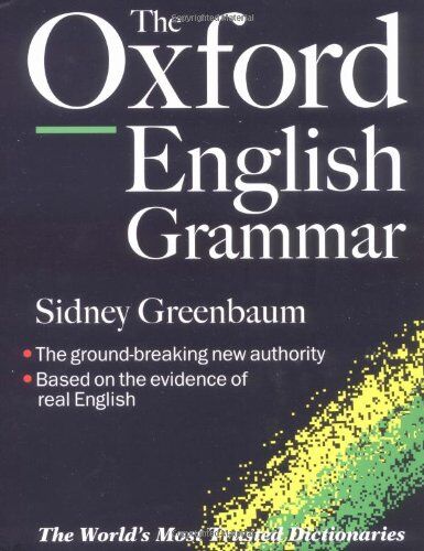 Sidney Greenbaum - The Oxford English Grammar - Preis vom 18.10.2026 19:22:15 h