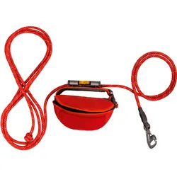 Smycz dla psa Ruffwear Hitch Hiker Leash - red currant (One Size, Hund, Allgemein), Halsband + Leine