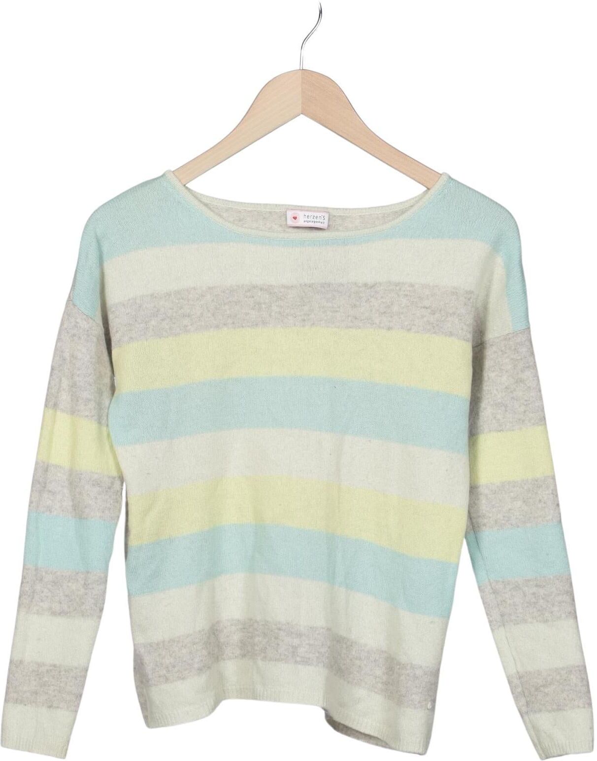 Herzensangelegenheit Damen Pullover, Mehrfarbig, Gr. EU 36, Kaschmir - Second Hand
