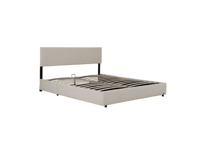Corium Polsterbett, »Juva« Cord mit Lattenrost 180x200 cm Beige