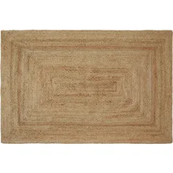 tectake Handgewebter Teppich Glim aus Jute, Boho-Stil - 160 x 230 cm braun